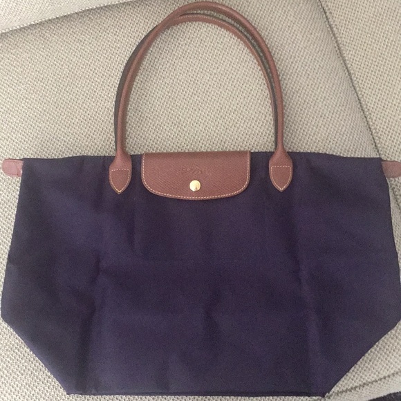 plum longchamp bag